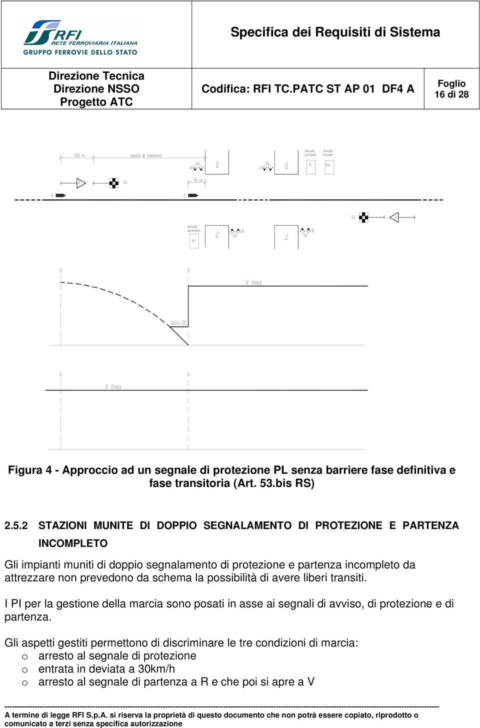 2 STAZIONI MUNITE DI DOPPIO SEGNALAMENTO DI PROTEZIONE E PARTENZA INCOMPLETO Gli impianti muniti di doppio segnalamento di protezione e partenza incompleto da