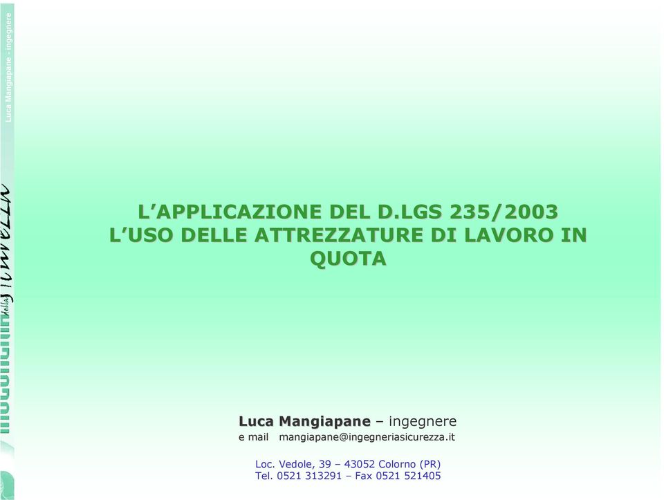 QUOTA Luca Mangiapane ingegnere e mail