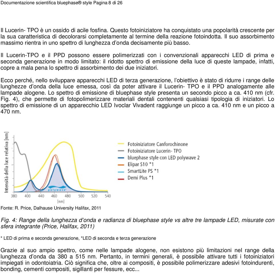 Il suo assorbimento massimo rientra in uno spettro di lunghezza d onda decisamente più basso.