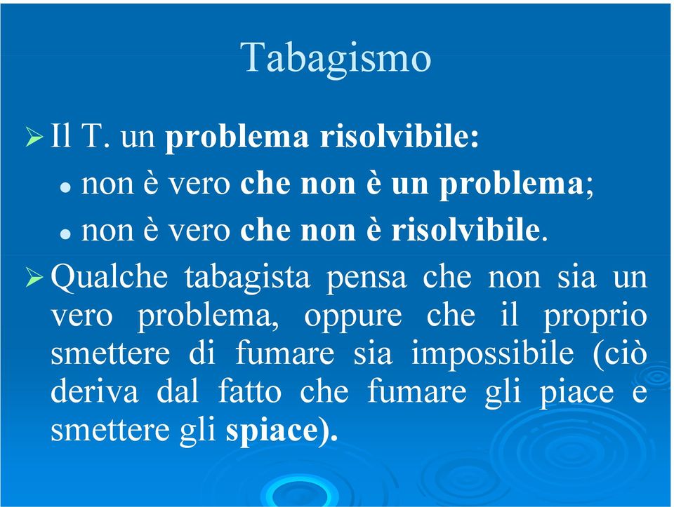 che non è risolvibile.