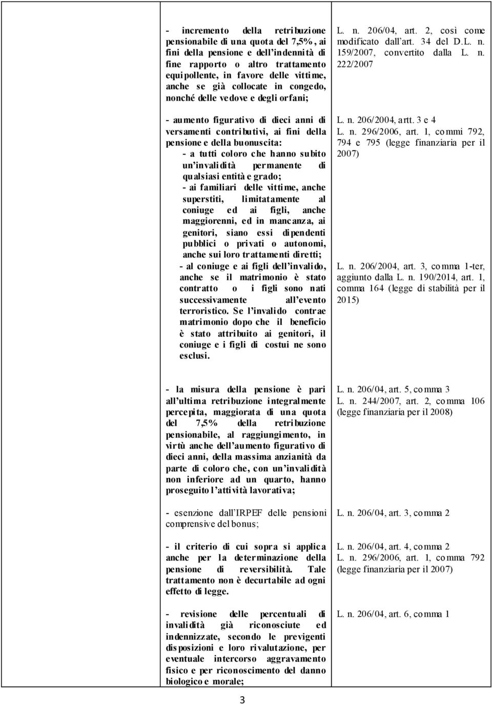 un invalidità permanente di qualsiasi entità e grado; - ai familiari delle vittime, anche superstiti, limitatamente al coniuge ed ai figli, anche maggiorenni, ed in mancanza, ai genitori, siano essi