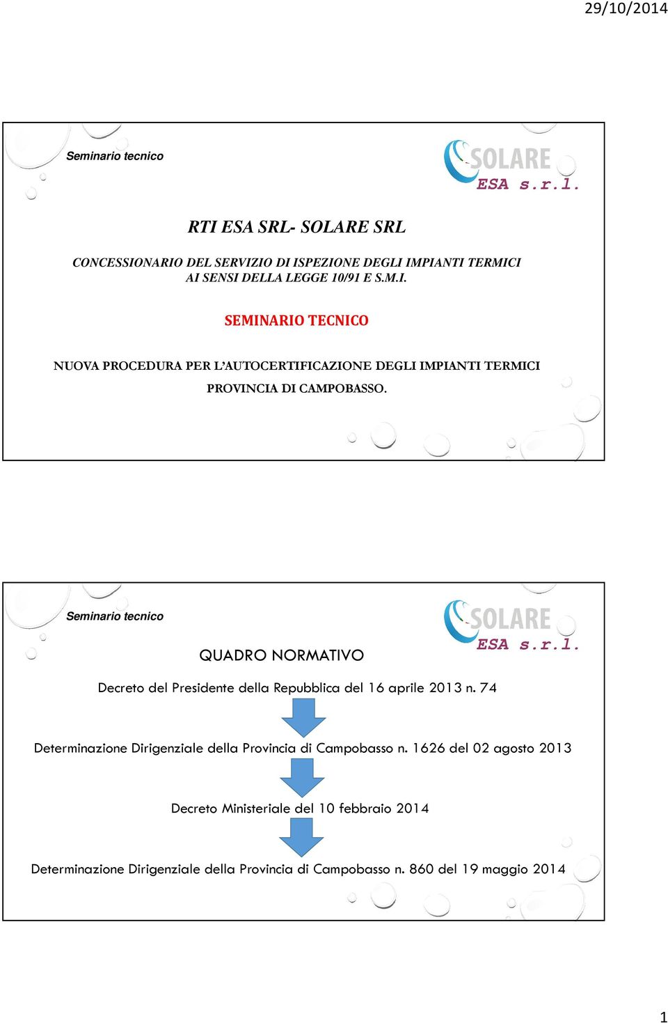 74 Determinazione Dirigenziale della Provincia di Campobasso n.