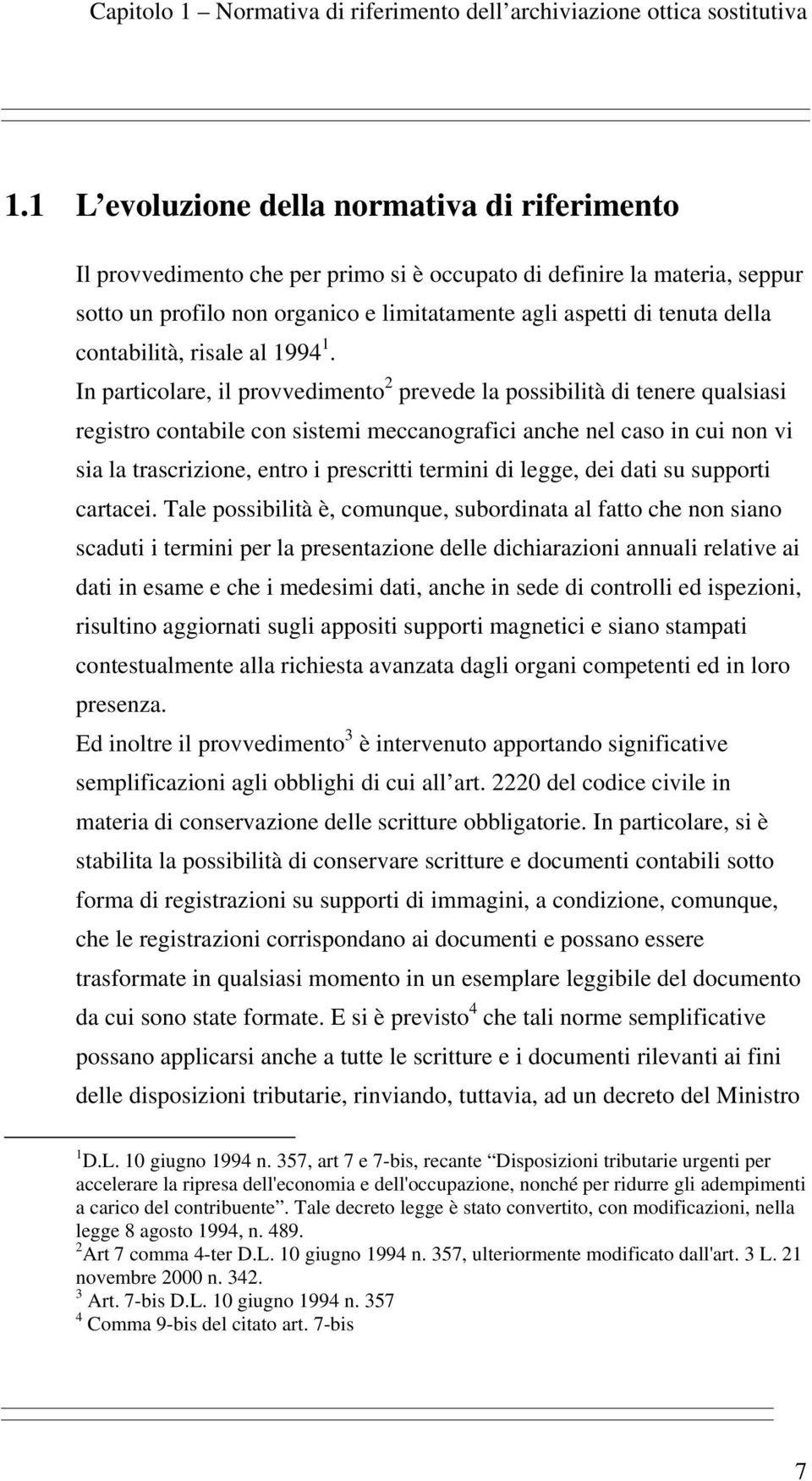 contabilità, risale al 1994 1.