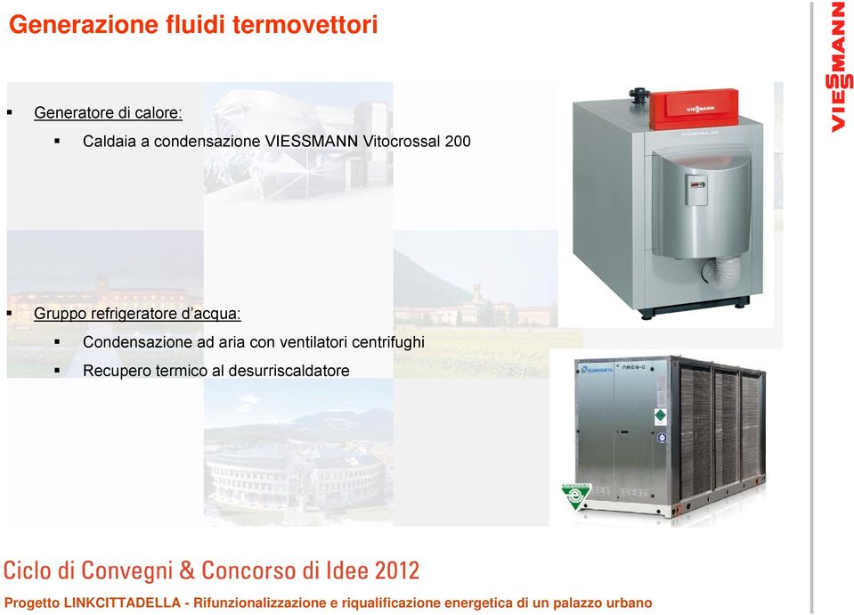 Gruppo refrigeratore d acqua: Condensazione ad aria con