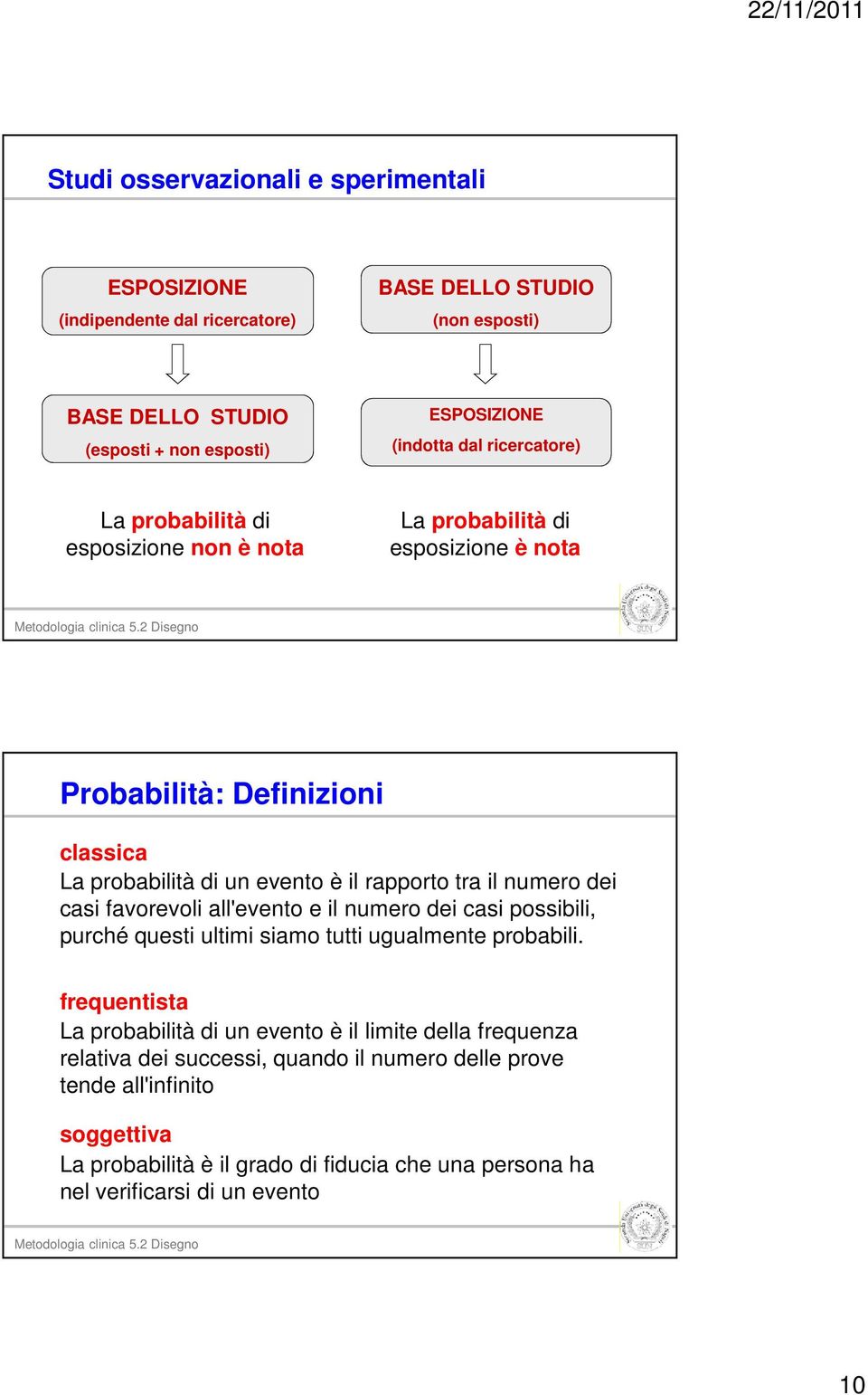 numero dei casi favorevoli all'evento e il numero dei casi possibili, purché questi ultimi siamo tutti ugualmente probabili.