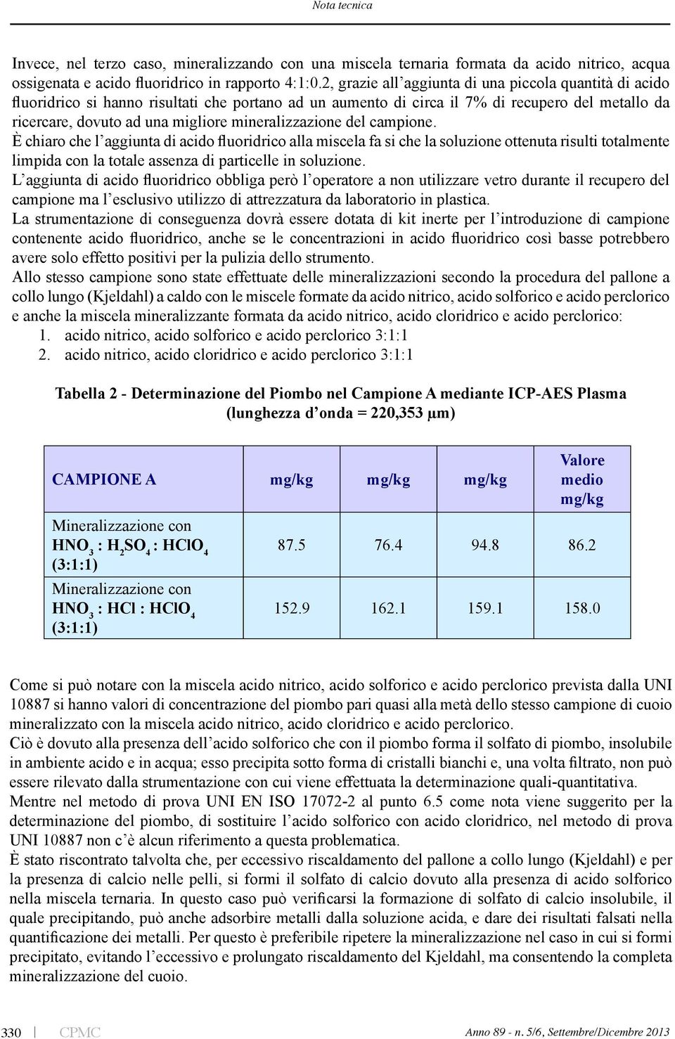 mineralizzazione del campione. È chiaro che l aggiunta di acido fluoridrico alla miscela fa si che la soluzione ottenuta risulti totalmente limpida con la totale assenza di particelle in soluzione.