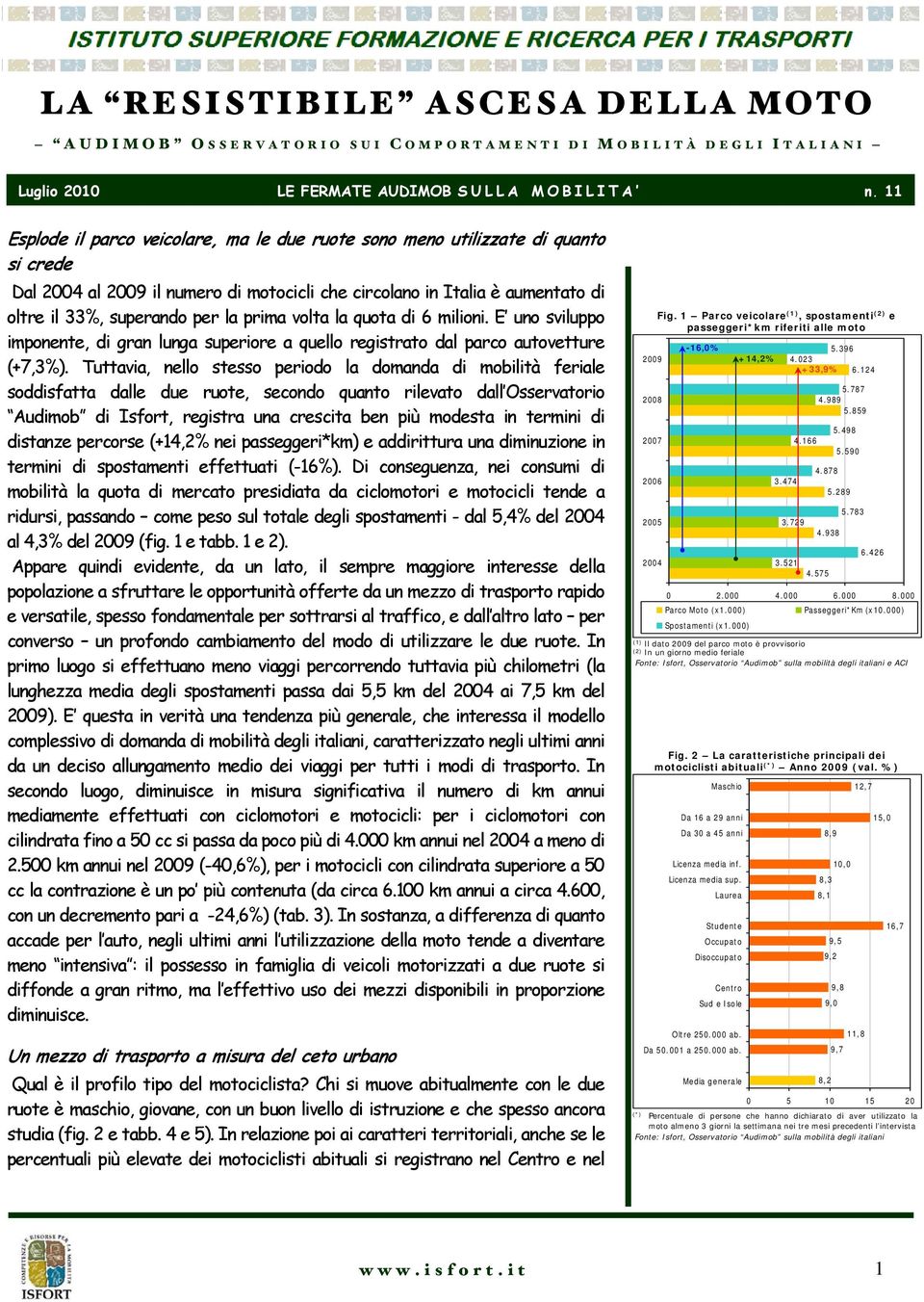 prima volta la quota di 6 milioni. E uno sviluppo imponente, di gran lunga superiore a quello registrato dal parco autovetture (+7,3%).