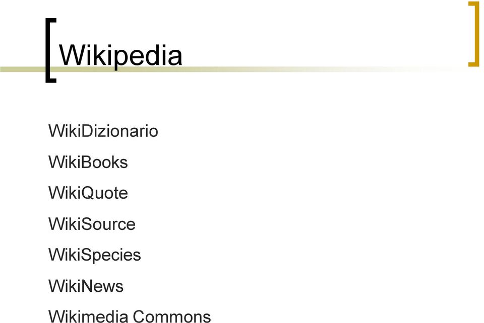 WikiBooks WikiQuote