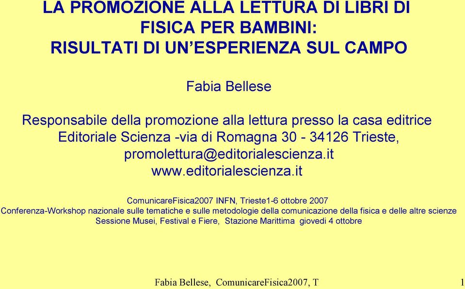 it www.editorialescienza.