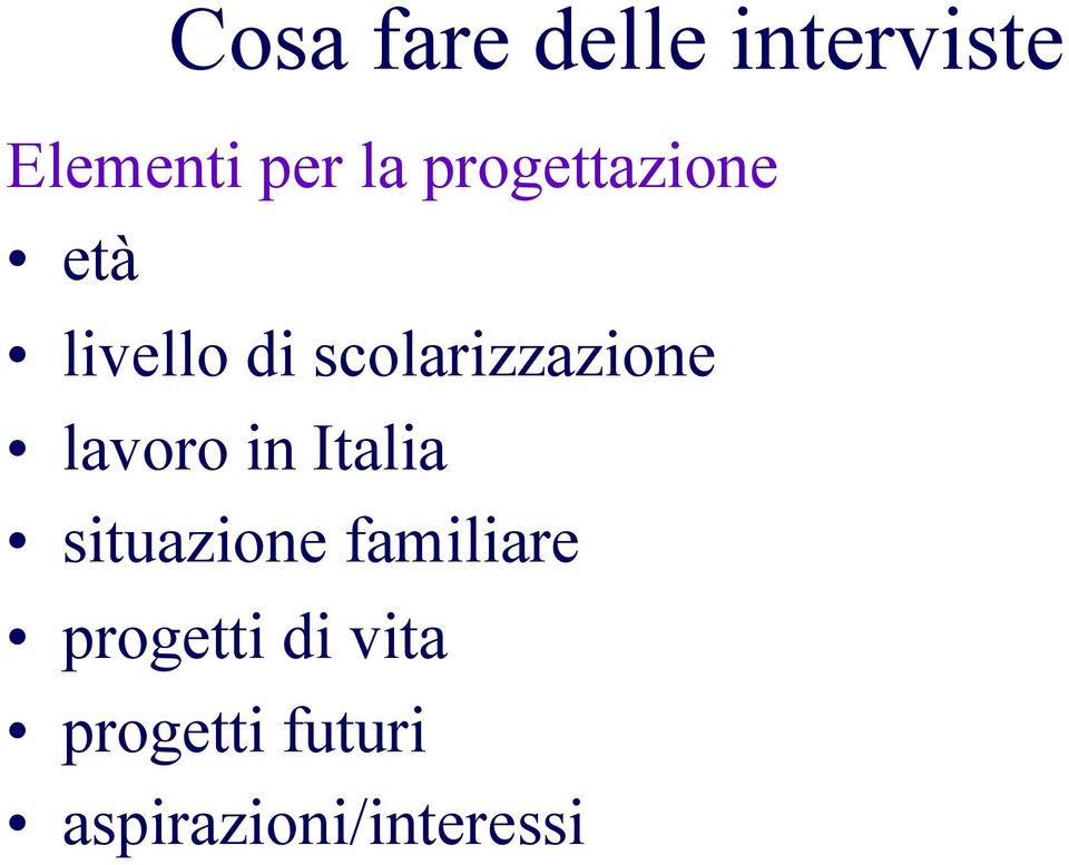 lavoro in Italia situazione familiare