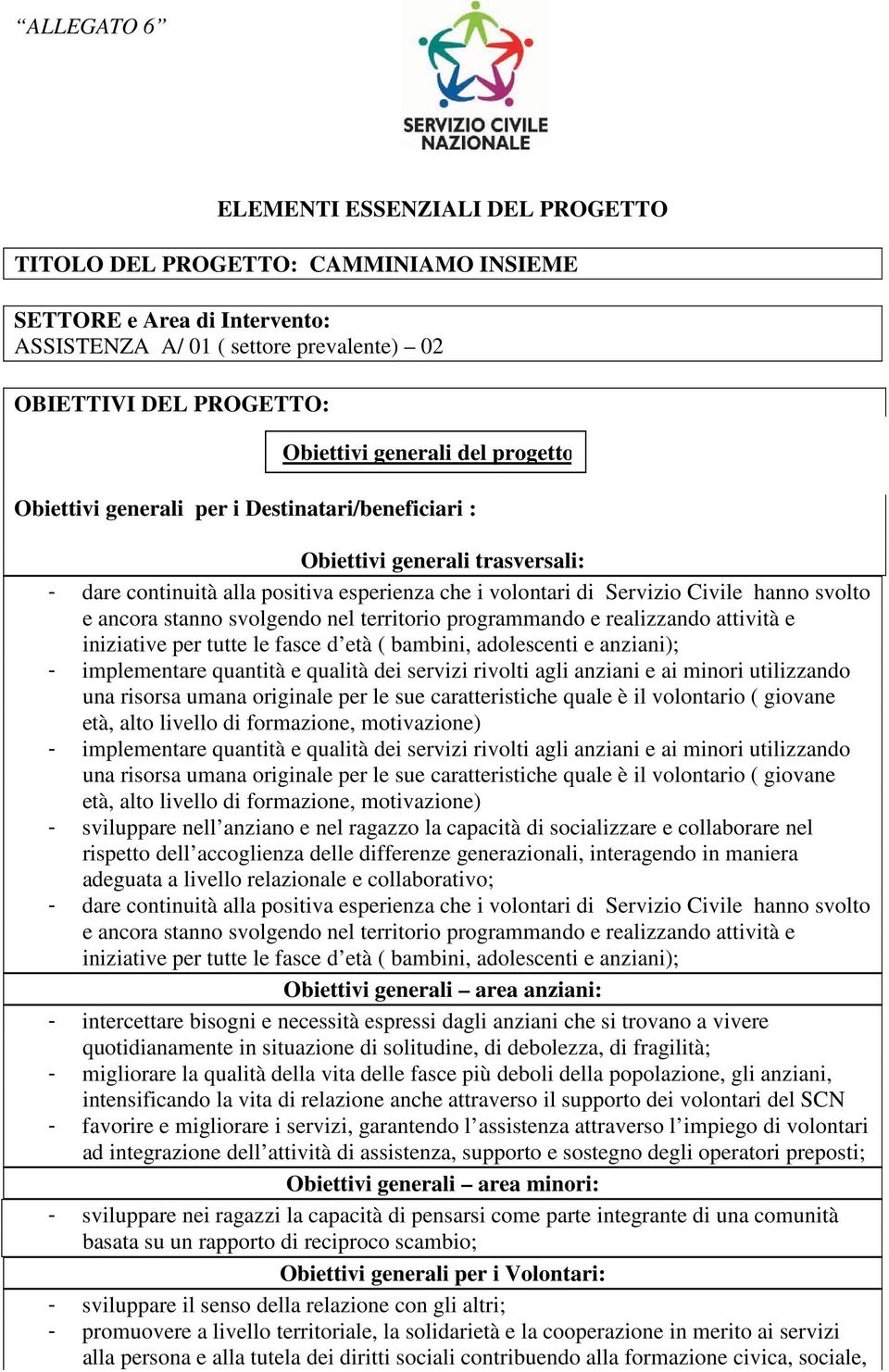 stanno svolgendo nel territorio programmando e realizzando attività e iniziative per tutte le fasce d età ( bambini, adolescenti e anziani); - implementare quantità e qualità dei servizi rivolti agli