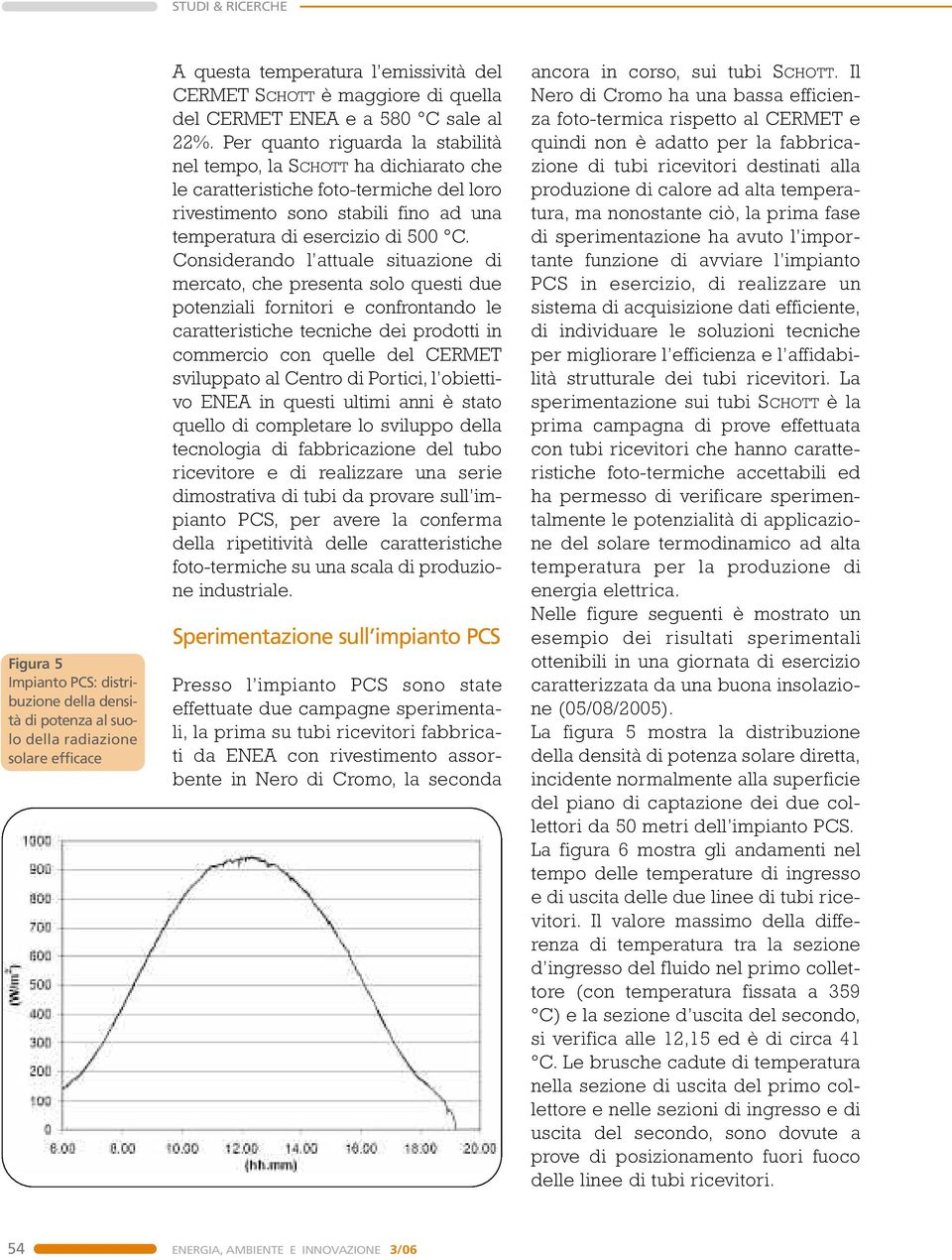 Per quanto riguarda la stabilità nel tempo, la SCHOTT ha dichiarato che le caratteristiche foto-termiche del loro rivestimento sono stabili fino ad una temperatura di esercizio di 500 C.