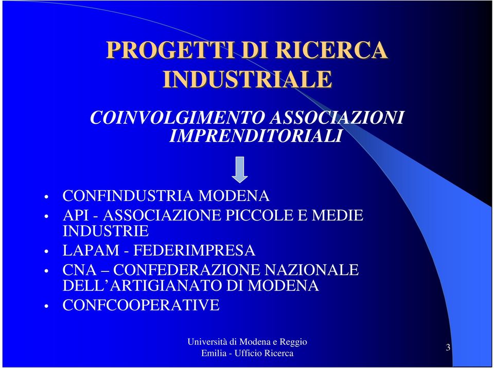 MEDIE INDUSTRIE LAPAM - FEDERIMPRESA CNA