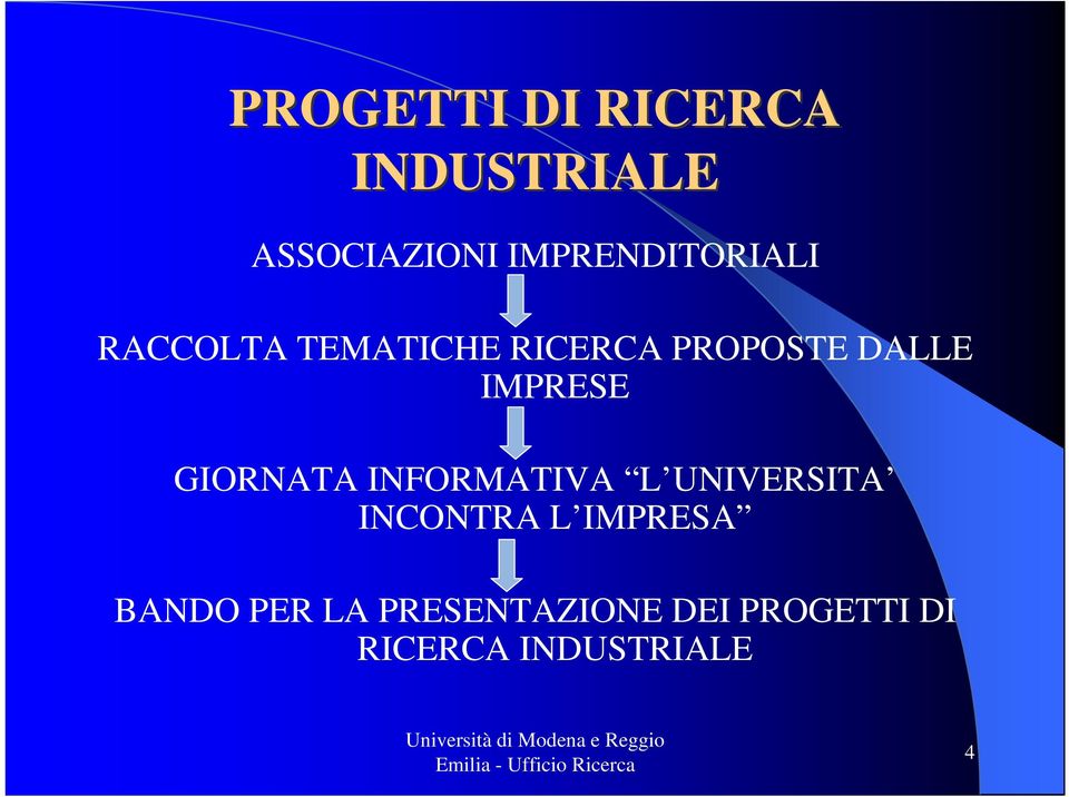 GIORNATA INFORMATIVA L UNIVERSITA INCONTRA L