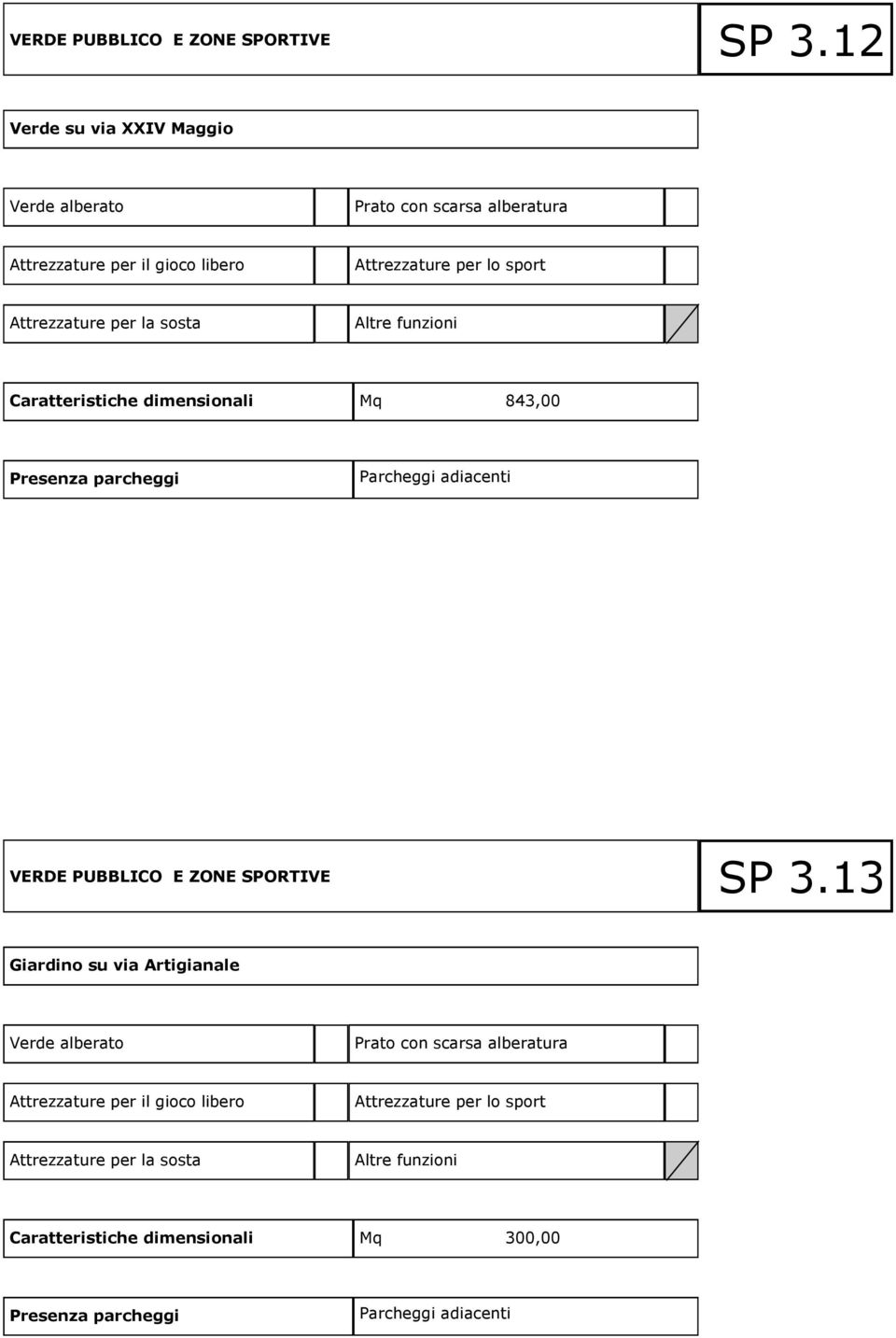 PUBBLICO E ZONE SPORTIVE SP 3.