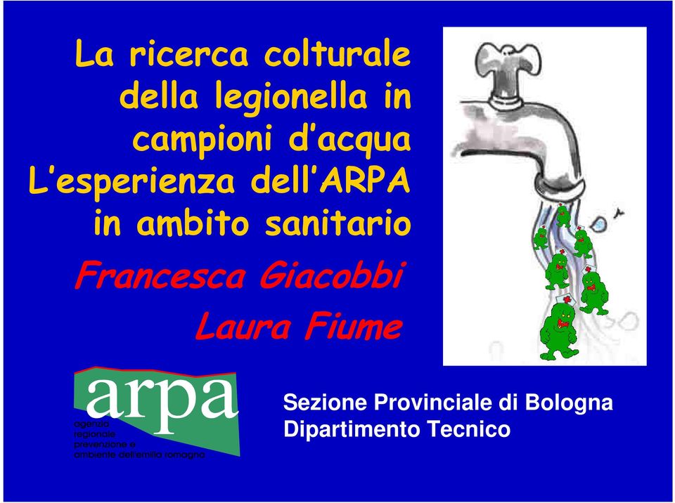 ambito sanitario Francesca Giacobbi Laura