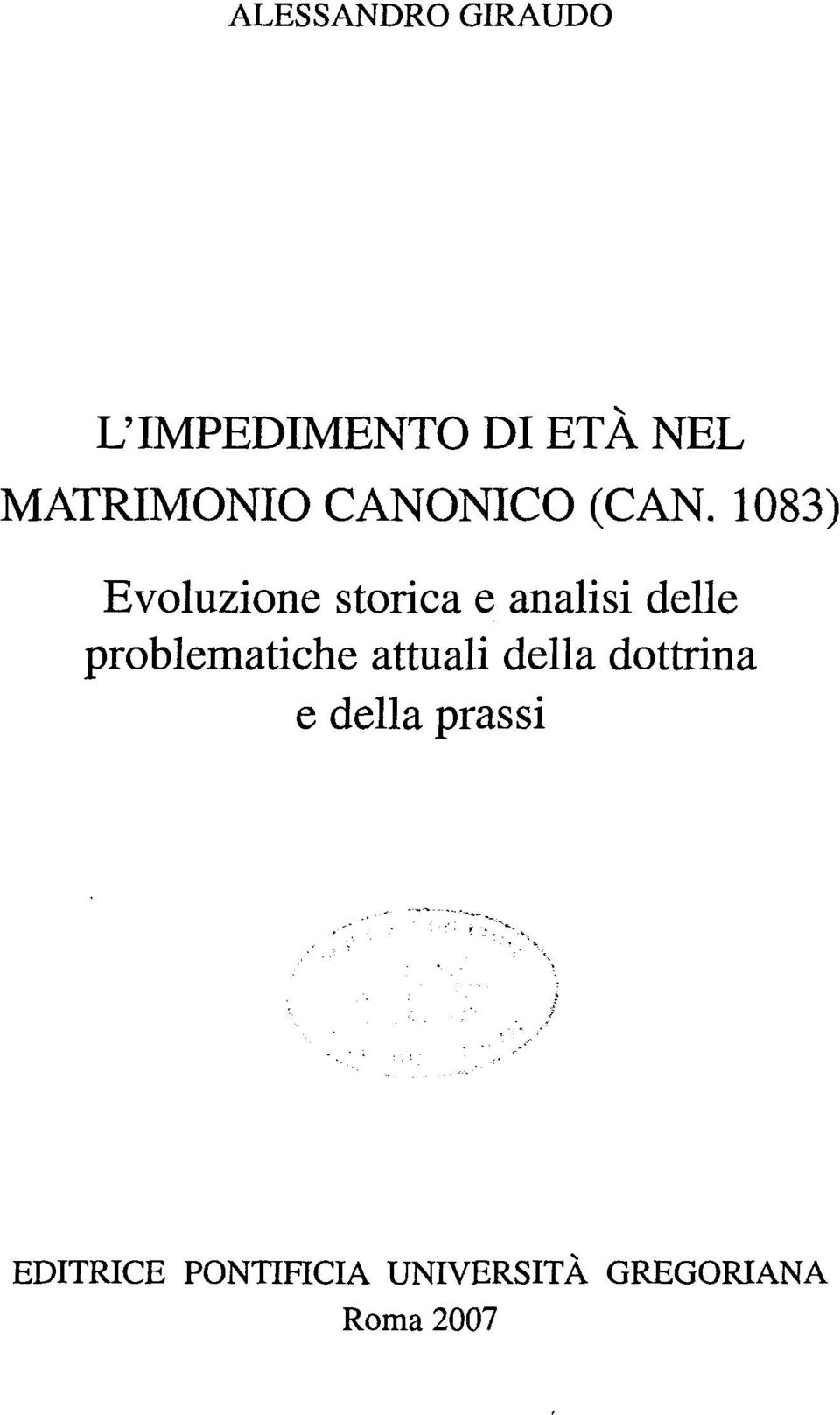 1083) Evoluzione storica e analisi delle