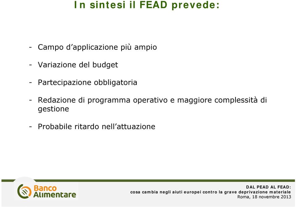 obbligatoria - Redazione di programma operativo e