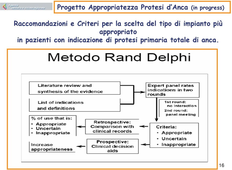 scelta del tipo di impianto più appropriato in