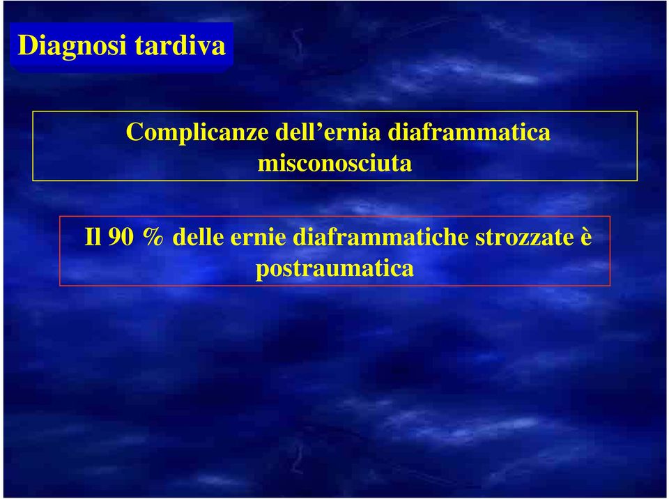 misconosciuta Il 90 % delle