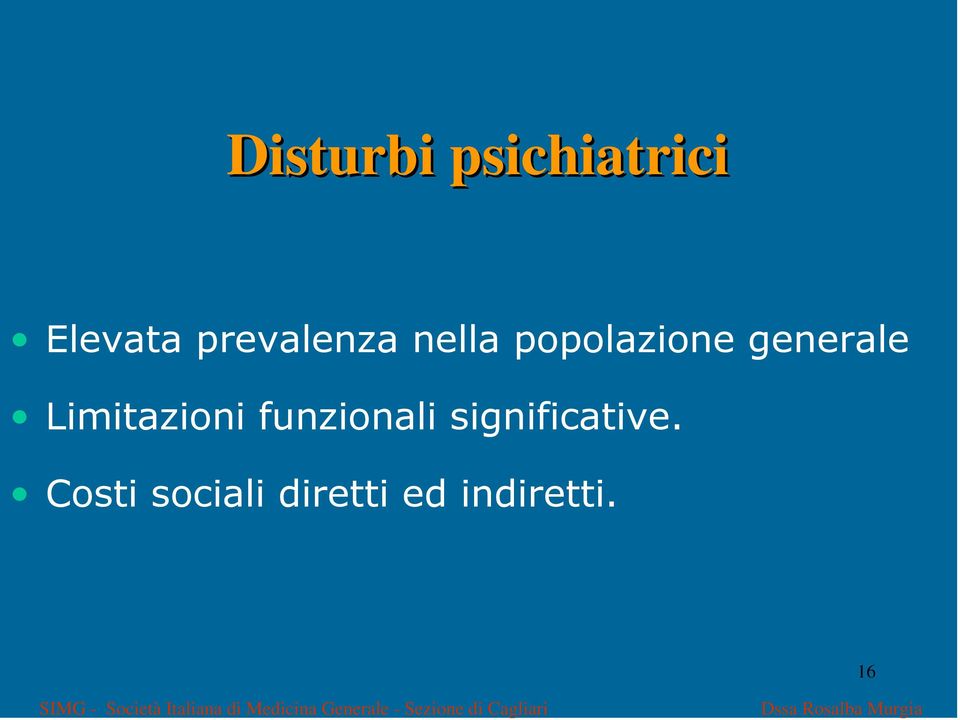 Costi sociali diretti ed indiretti.