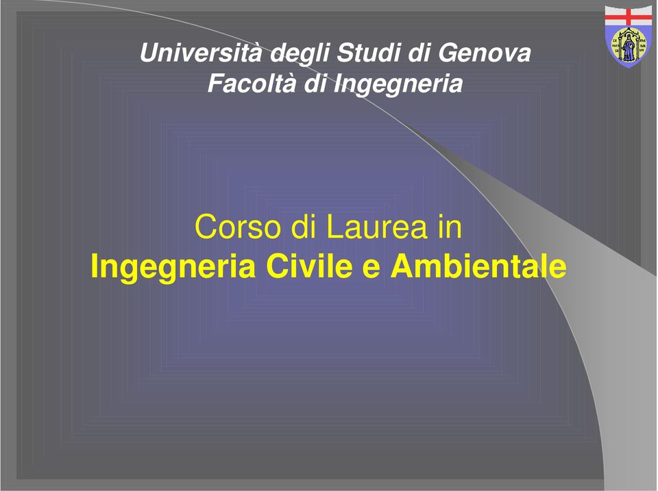 Ingegneria Corso di