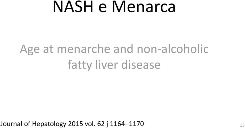fatty liver disease Journal