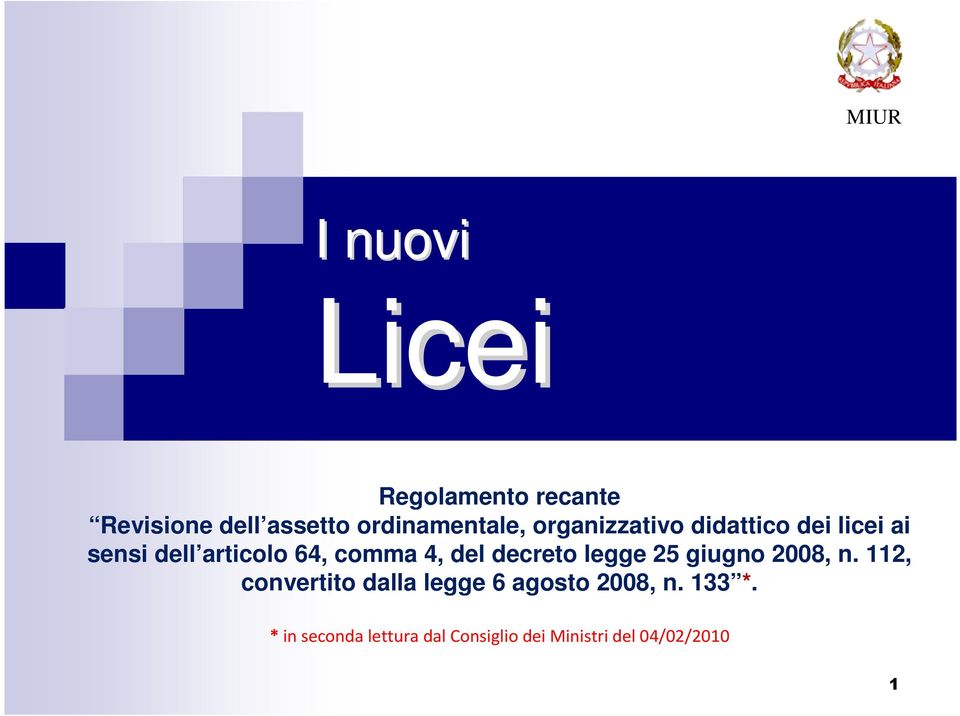 decreto legge 25 giugno 2008, n.