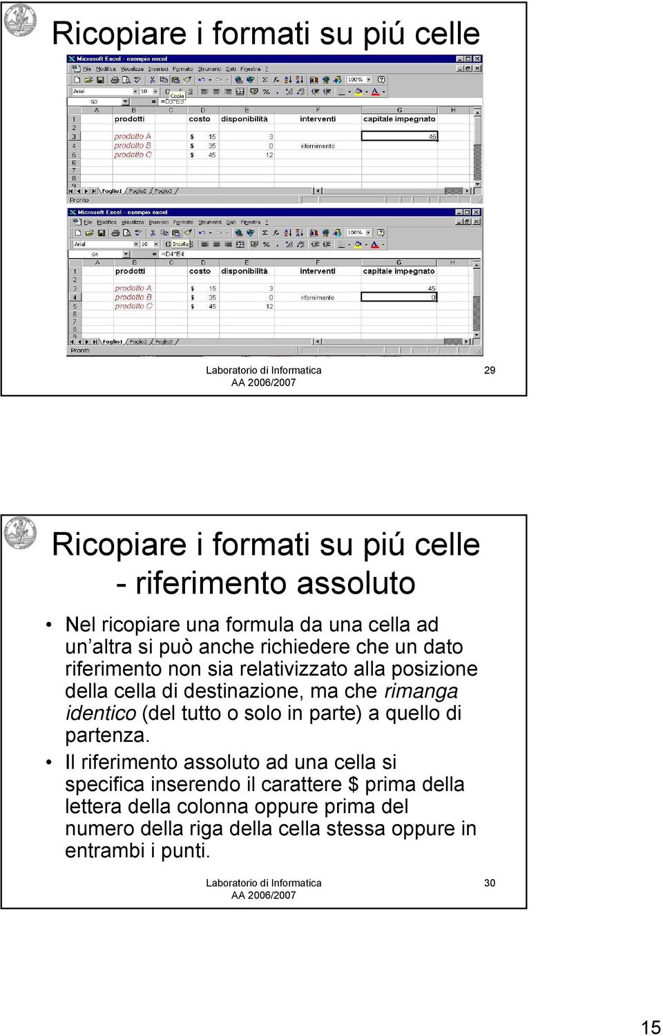 che rimanga identico (del tutto o solo in parte) a quello di partenza.