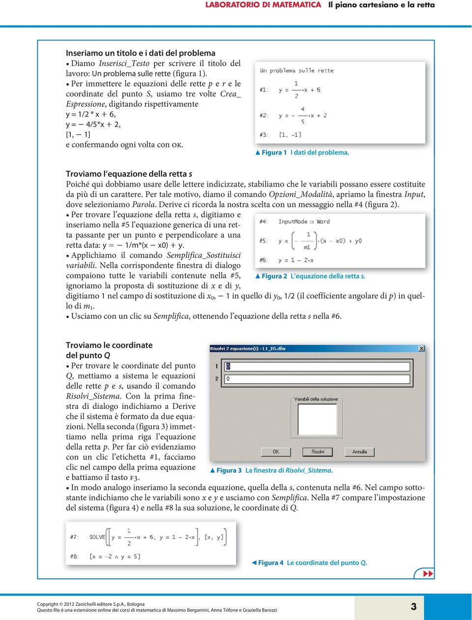 con ok. Figura I dati del problema.