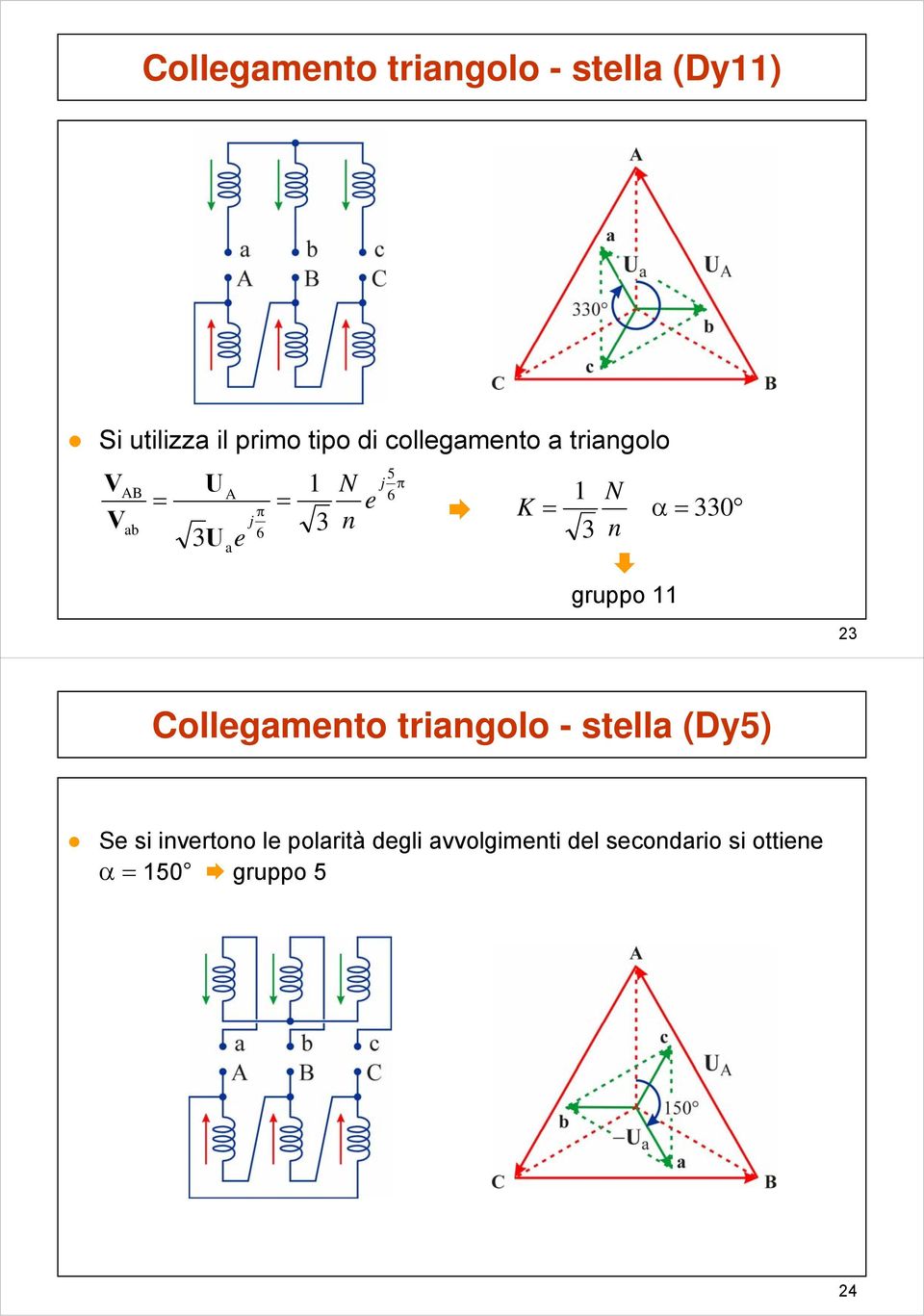 11 ollgamnto trangolo - stlla (Dy5) S s nvrtono l