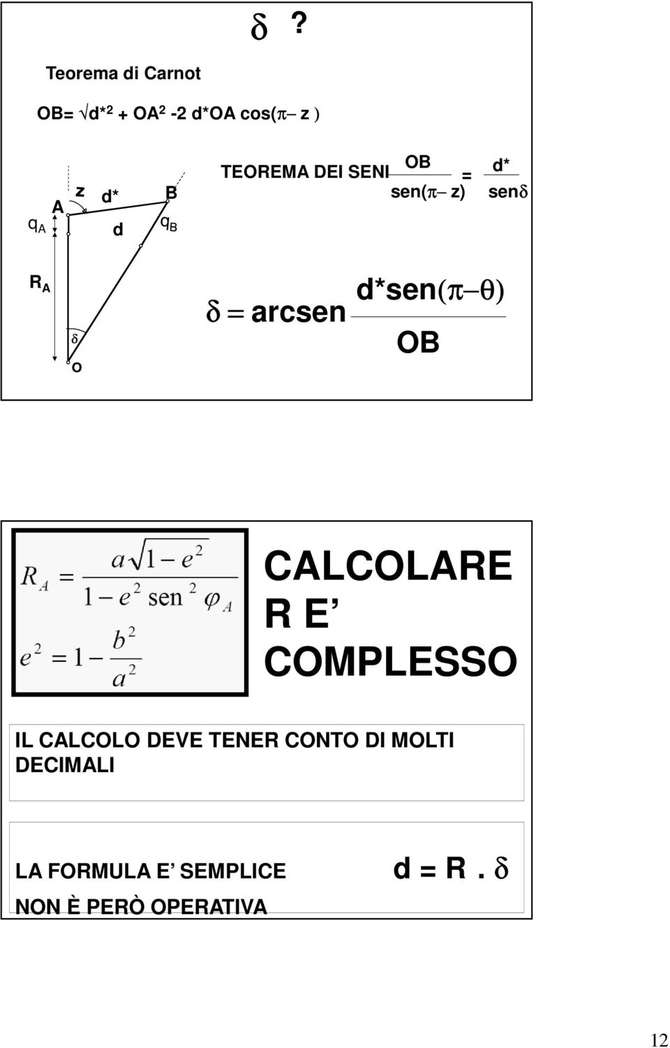 OB d = R.