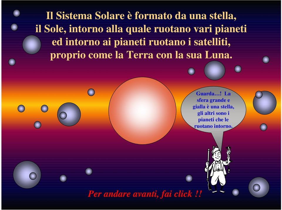 satelliti, proprio come la Terra con la sua Luna. Guarda!