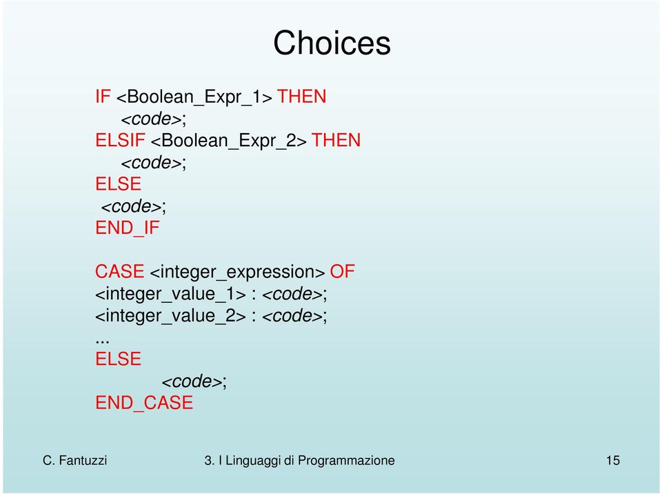 <integer_value_1> : <code>; <integer_value_2> : <code>;.