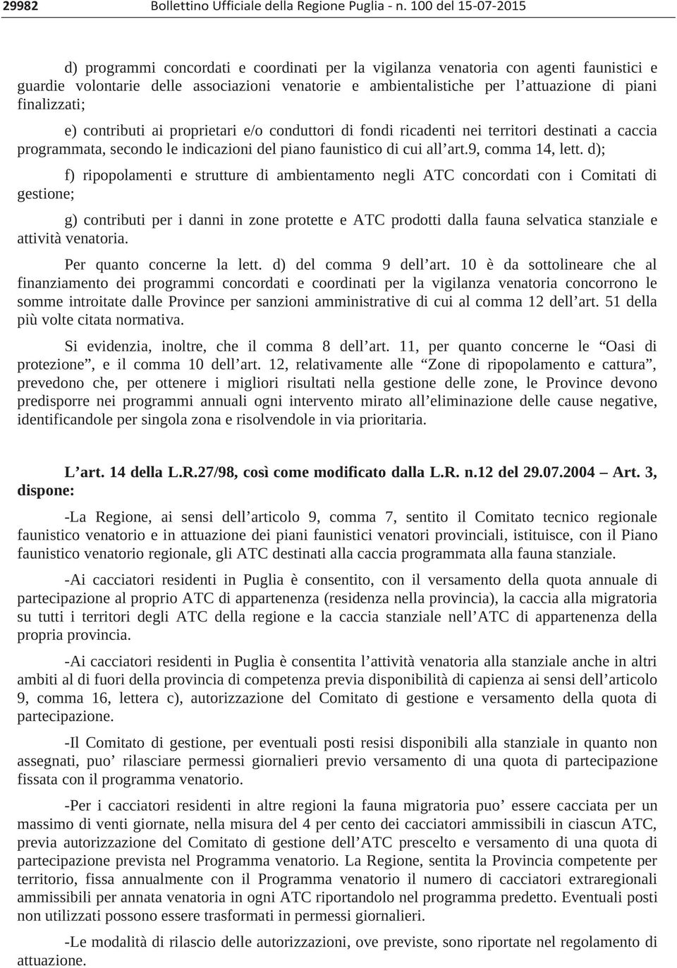 Regione Puglia n.