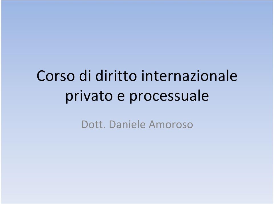 privato e