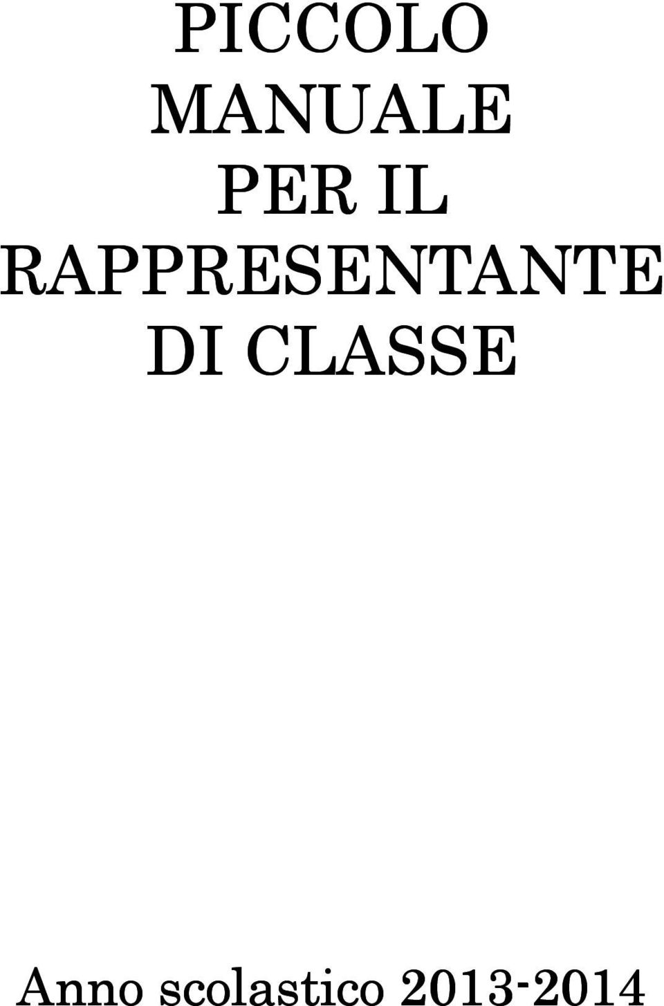 DI CLASSE Anno