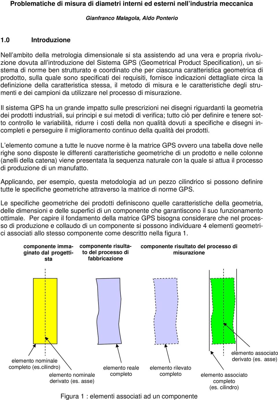 norme ben strutturato e coordinato che per ciascuna caratteristica geometrica di prodotto, sulla quale sono specificati dei requisiti, fornisce indicazioni dettagliate circa la definizione della