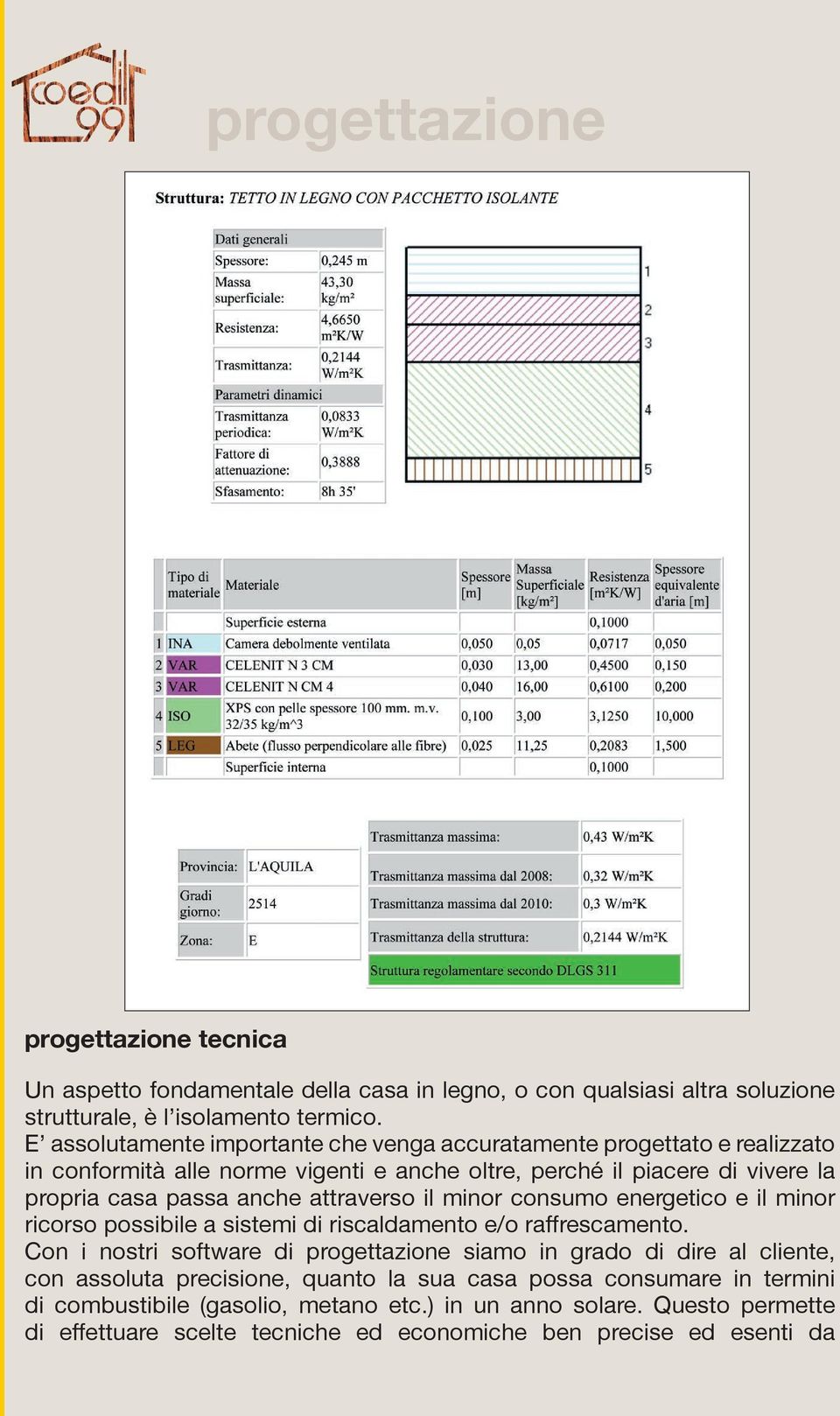 attraverso il minor consumo energetico e il minor ricorso possibile a sistemi di riscaldamento e/o raffrescamento.