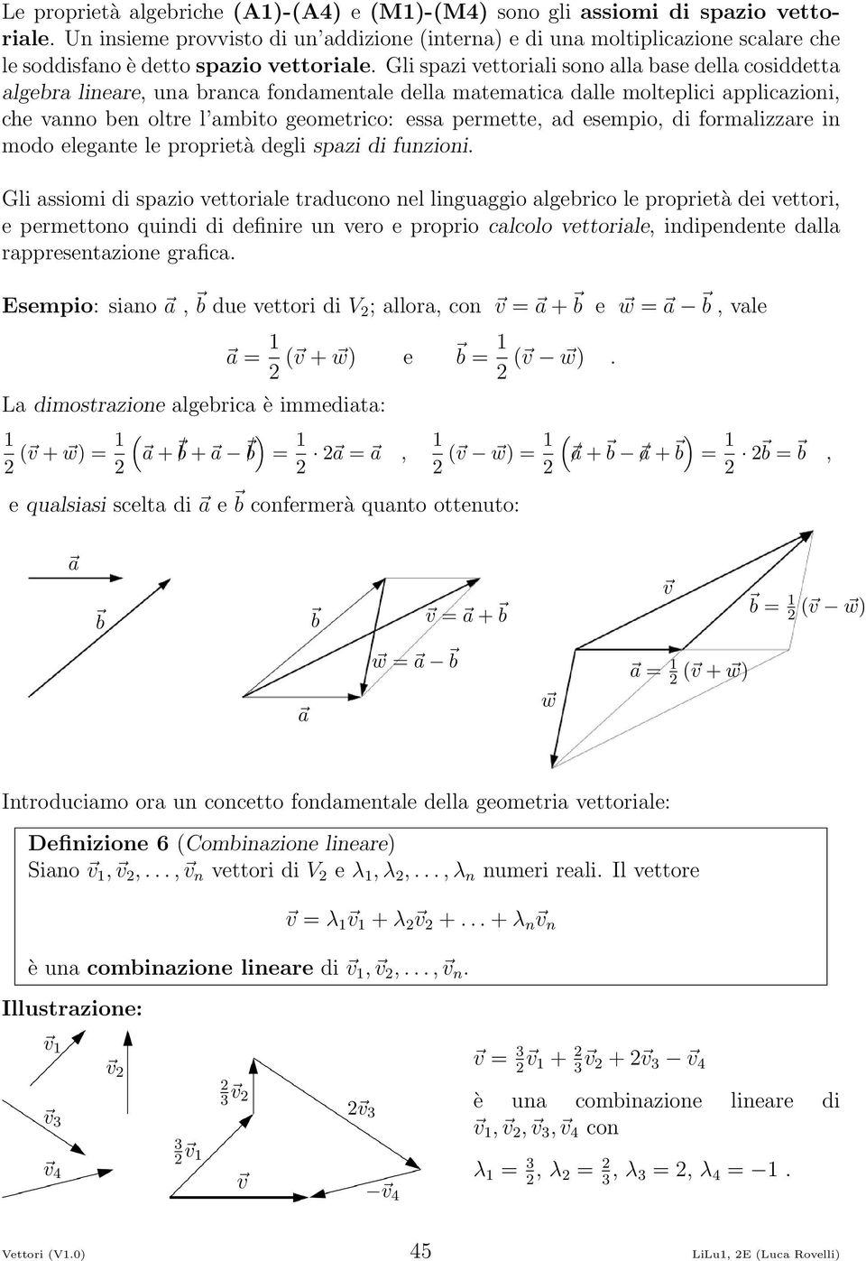 ad esempio, di formalizzare in modo elegante le proprietà degli spazi di funzioni.