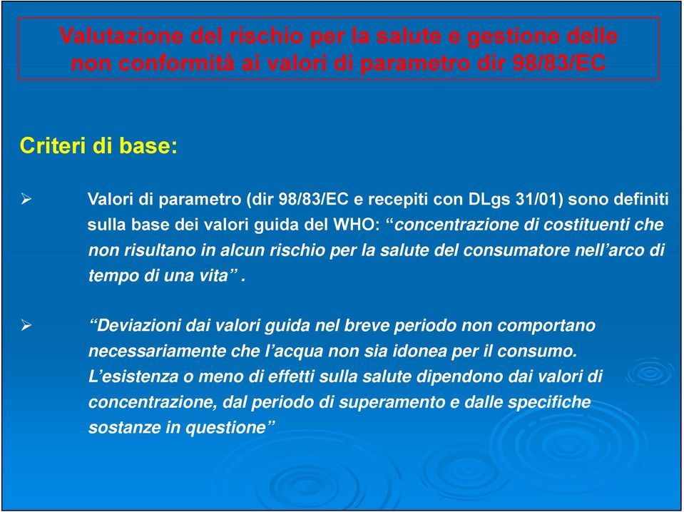 consumatore nell arco di tempo di una vita.