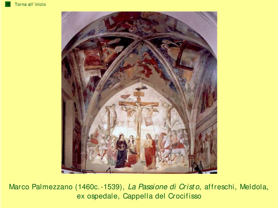 Cristo, affreschi, Meldola,