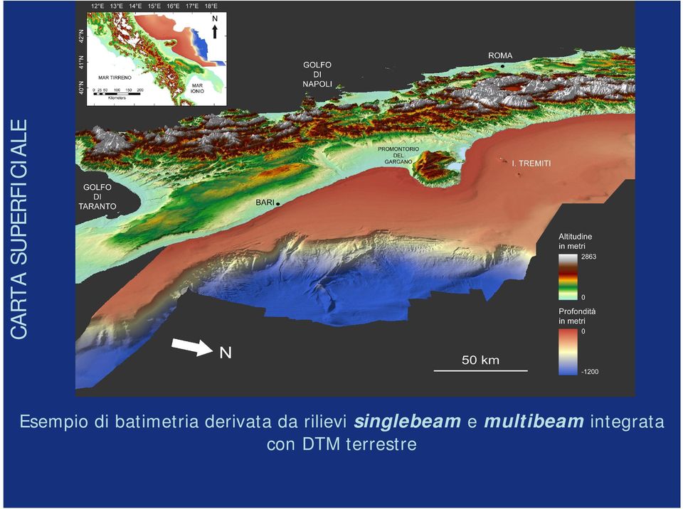 rilievi singlebeam e