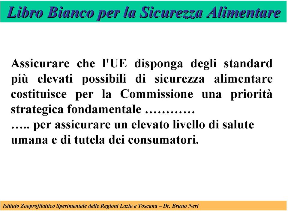 costituisce per la Commissione una priorità strategica fondamentale.