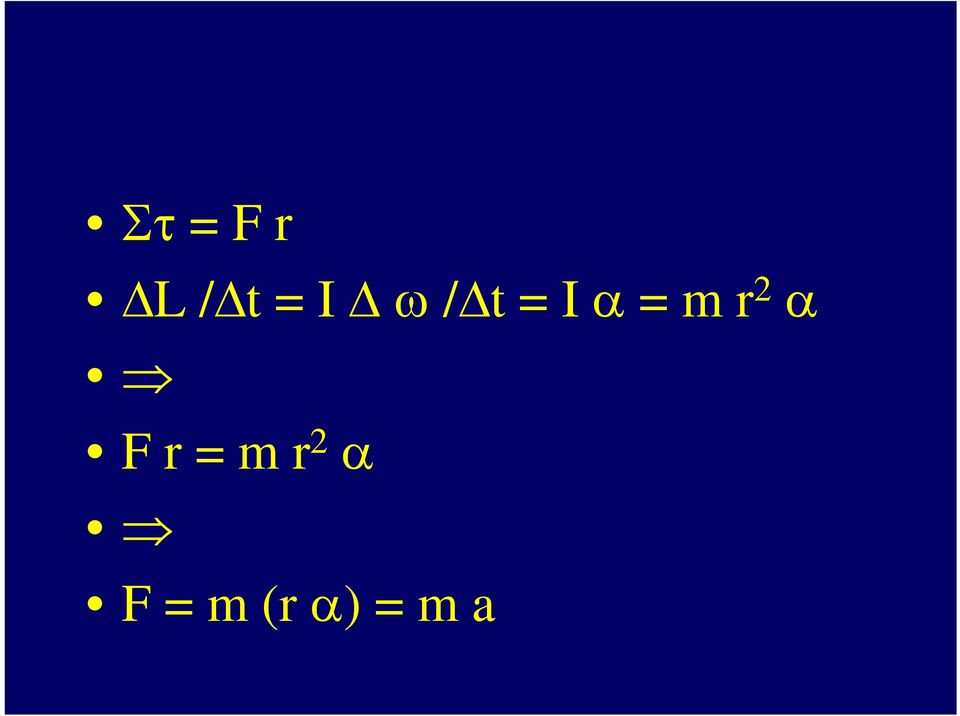 r 2 α F r = m r 2