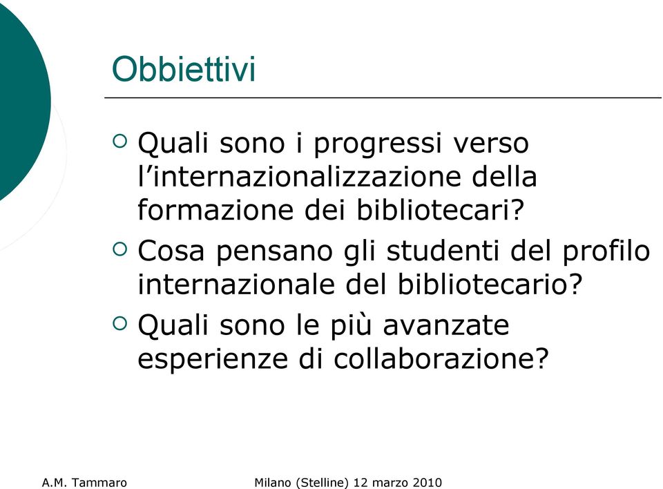 Cosa pensano gli studenti del profilo internazionale del