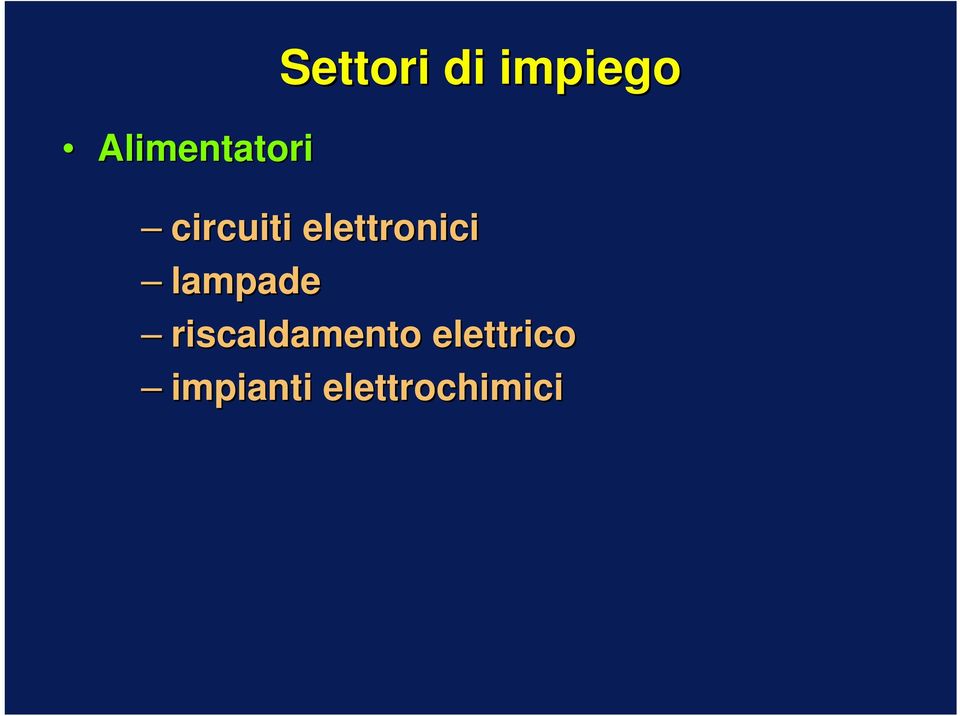 elettronici lampade