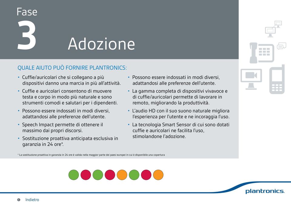 Possono essere indossati in modi diversi, adattandosi alle preferenze dell'utente. Speech Impact permette di ottenere il massimo dai propri discorsi.