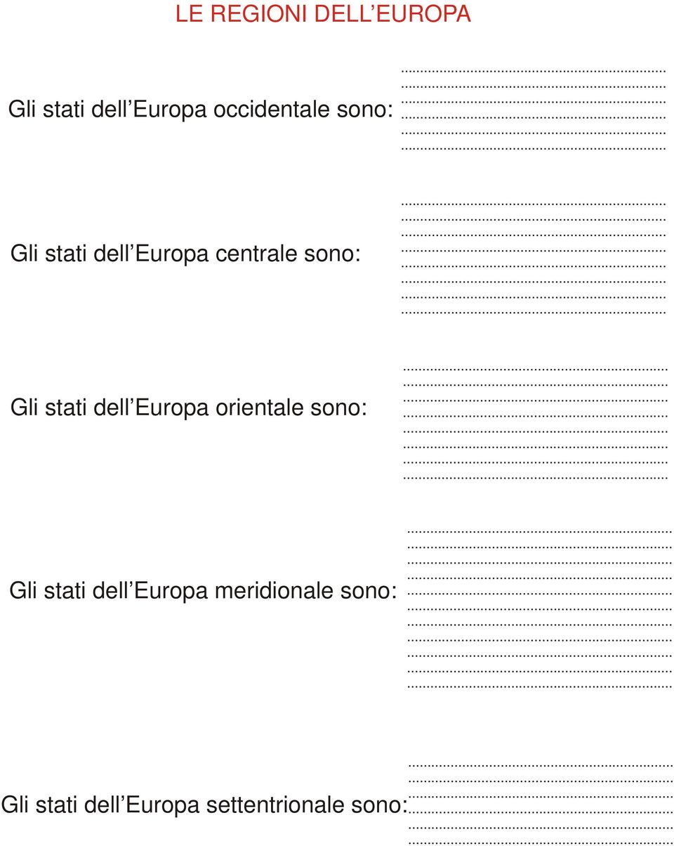 Gli stati dell Europa orientale sono: Gli stati dell