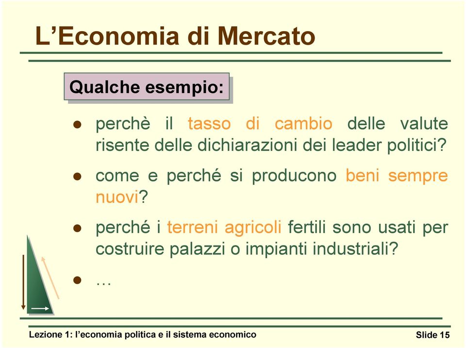 come e perché si producono beni sempre nuovi?